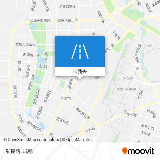 弘民路地图