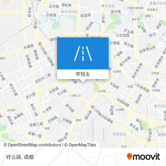 祥云路地图