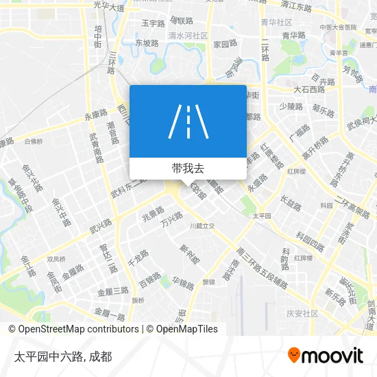 太平园中六路地图