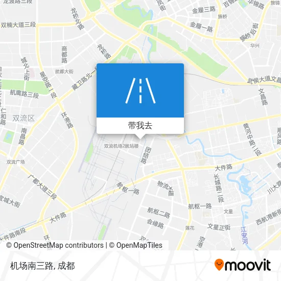 机场南三路地图