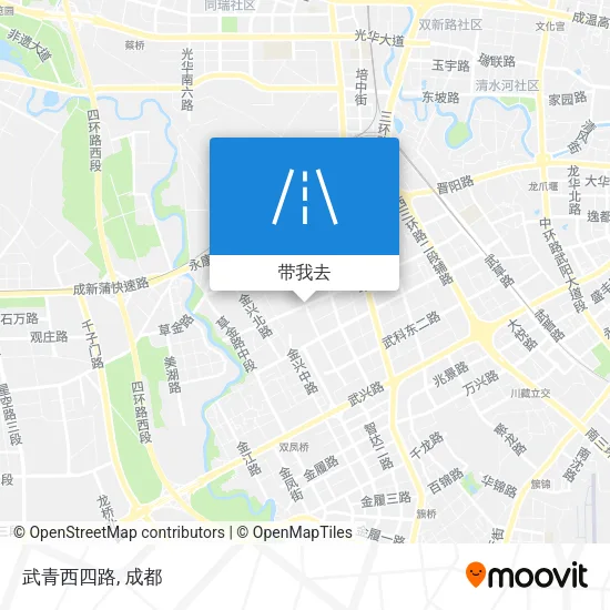 武青西四路地图