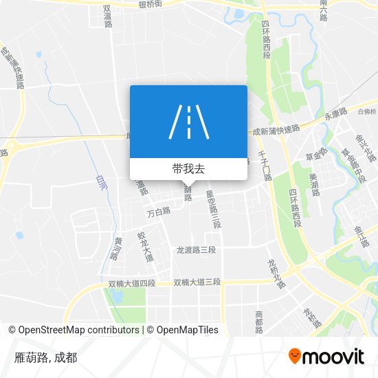 雁葫路地图