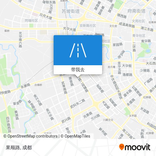 果顺路地图