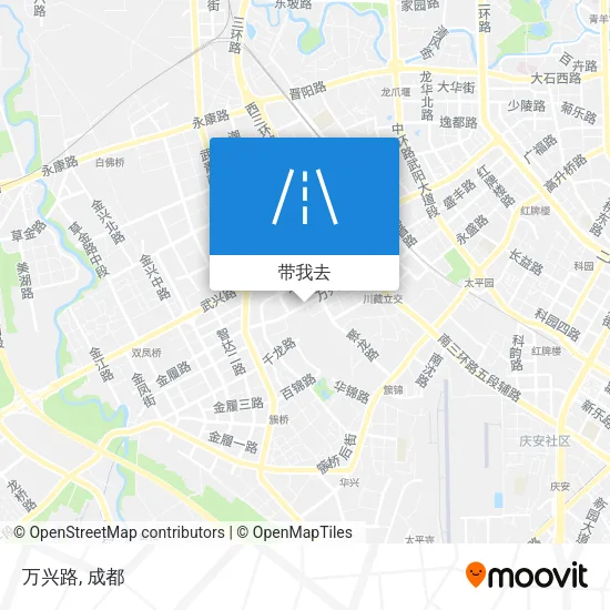万兴路地图