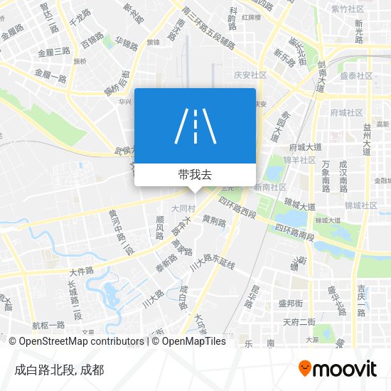 成白路北段地图