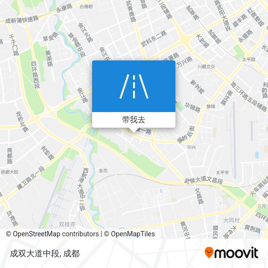 成双大道中段地图