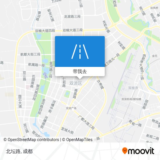 北坛路地图
