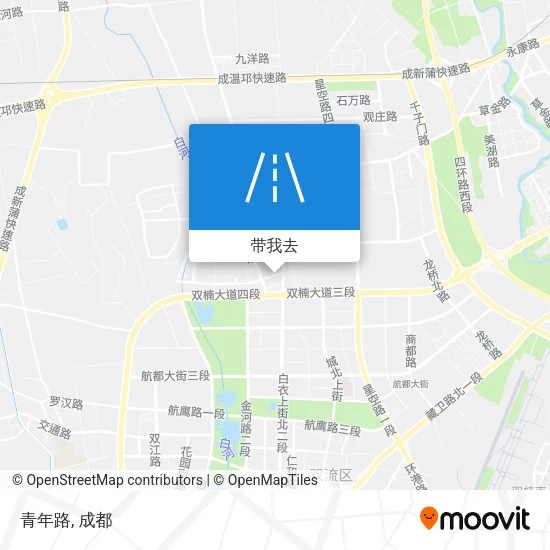 青年路地图