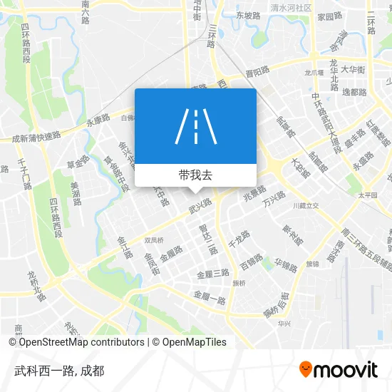 武科西一路地图