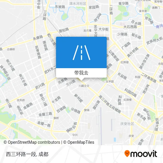 西三环路一段地图