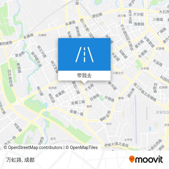 万虹路地图