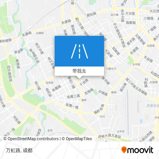 万虹路地图