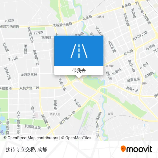 接待寺立交桥地图