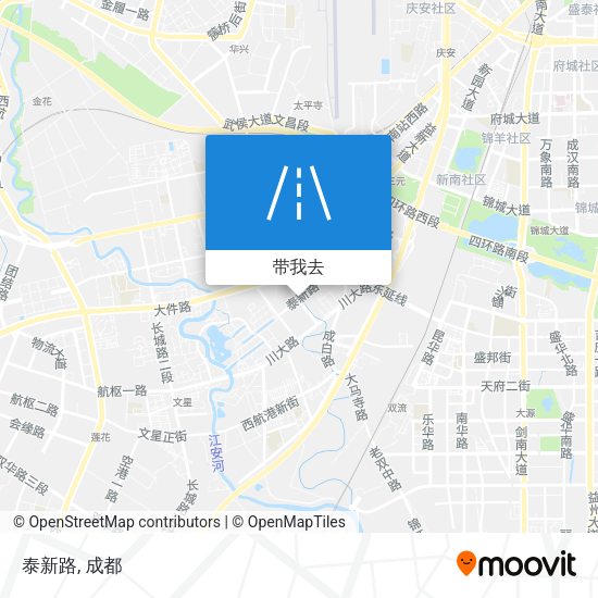 泰新路地图