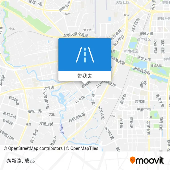 泰新路地图