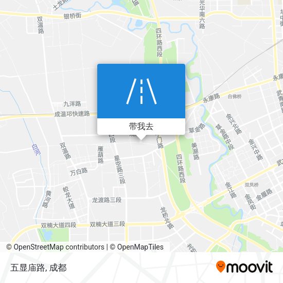 五显庙路地图