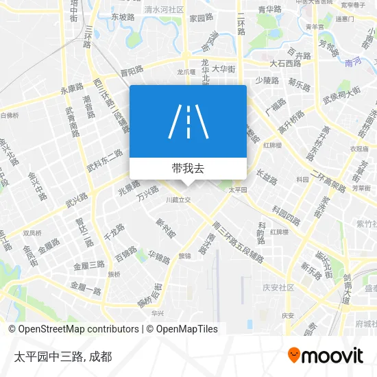 太平园中三路地图