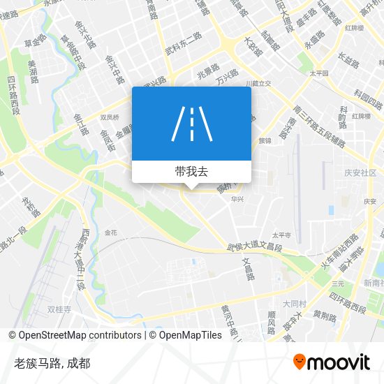 老簇马路地图