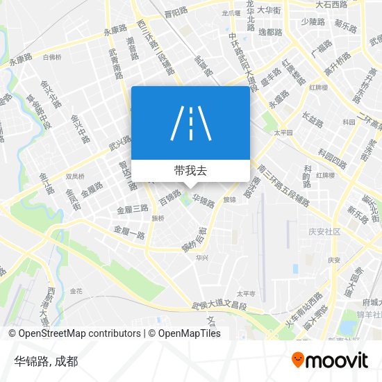 华锦路地图