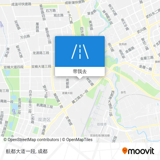 航都大道一段地图