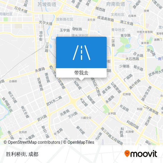 胜利桥街地图