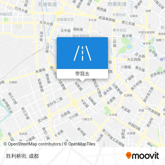 胜利桥街地图
