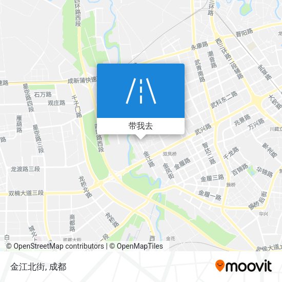 金江北街地图