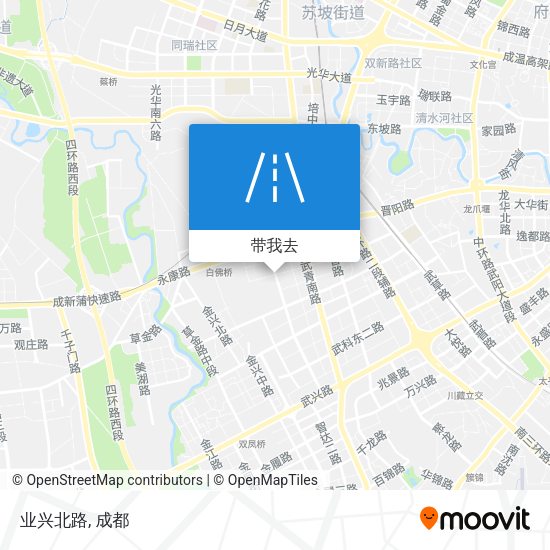 业兴北路地图