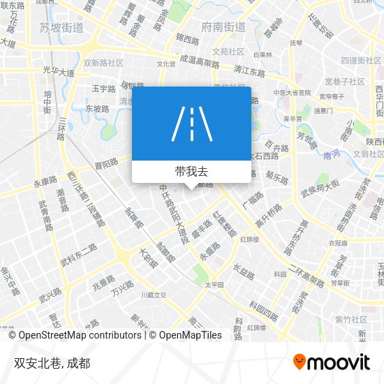 双安北巷地图