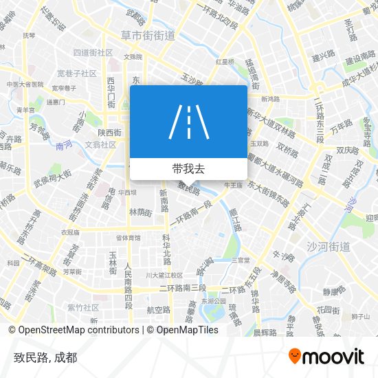 致民路地图