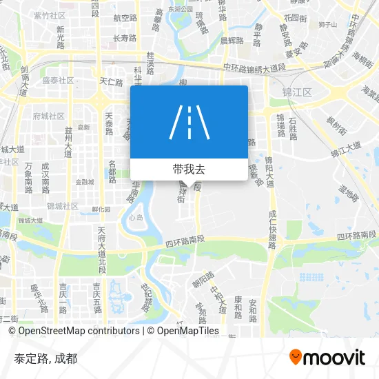 泰定路地图