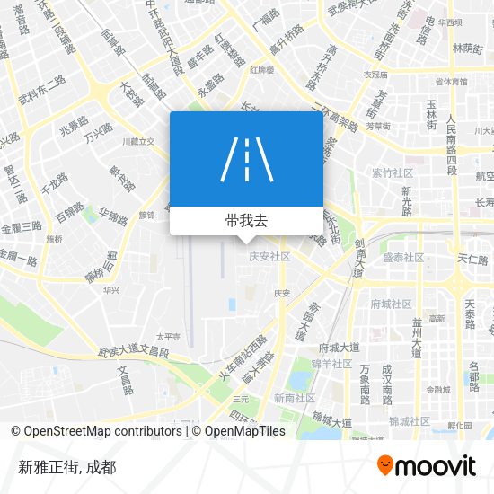 新雅正街地图