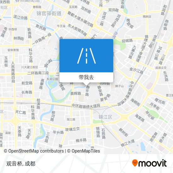 观音桥地图