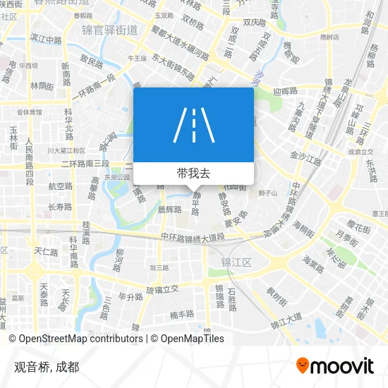 观音桥地图