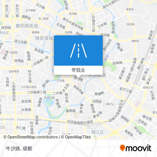 牛沙路地图