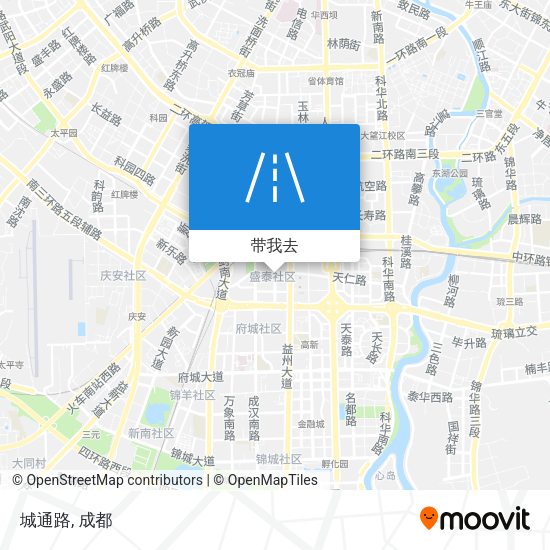 城通路地图