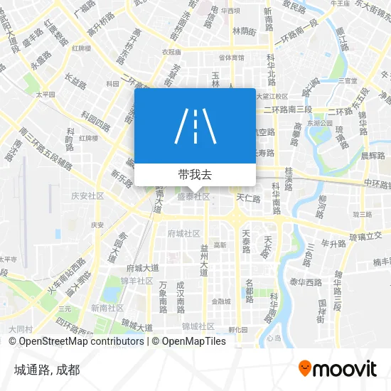 城通路地图