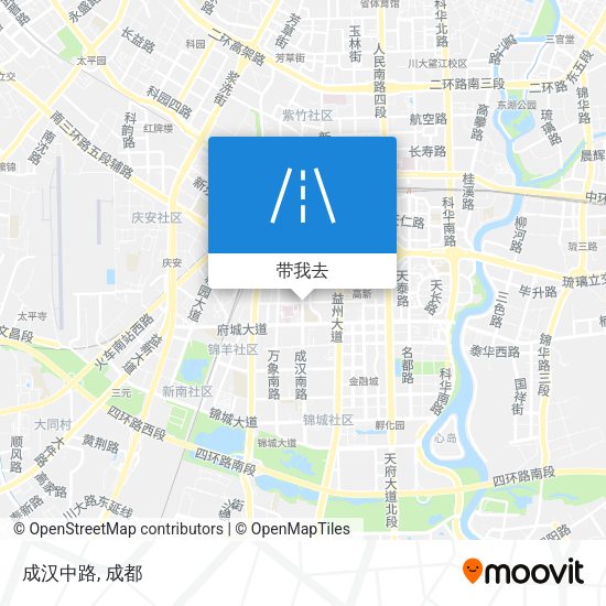 成汉中路地图