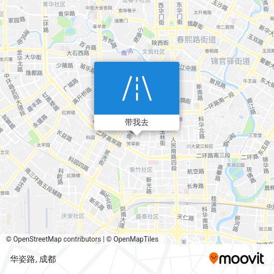 华姿路地图