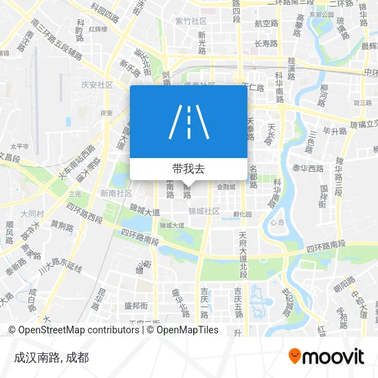 成汉南路地图