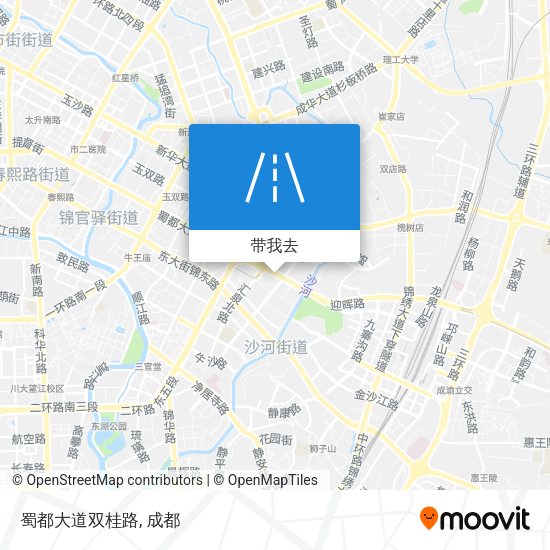 蜀都大道双桂路地图