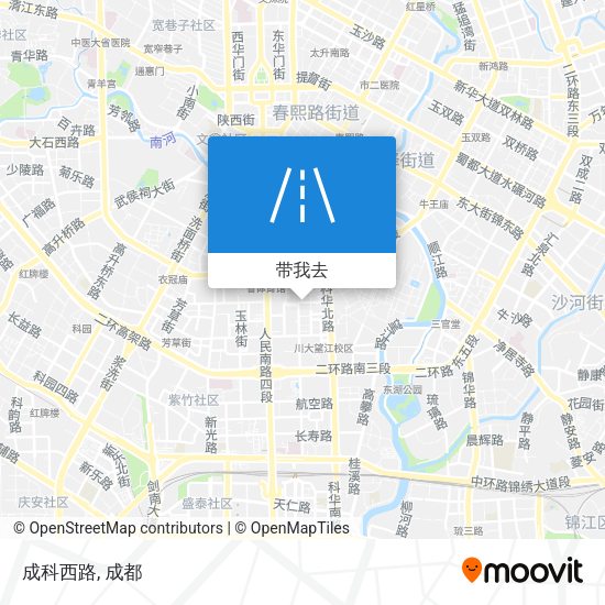 成科西路地图