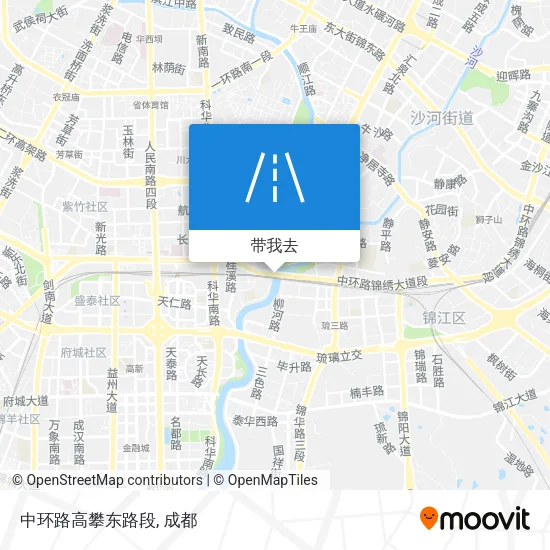 中环路高攀东路段地图