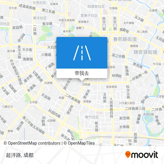 超洋路地图