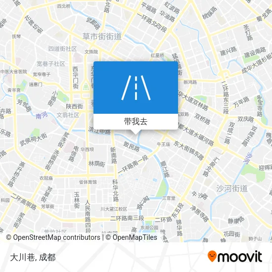 大川巷地图