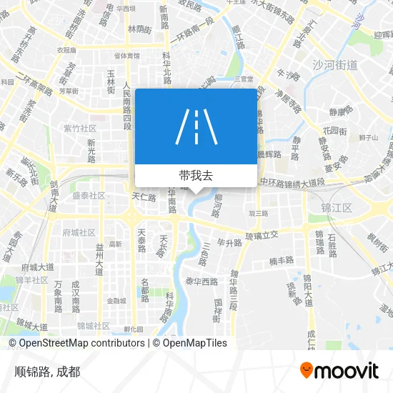 顺锦路地图