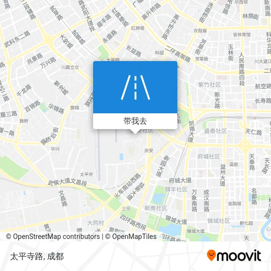 太平寺路地图