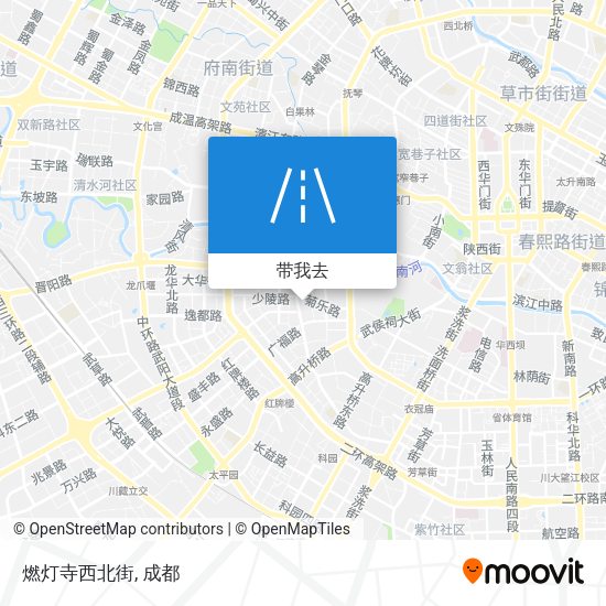 燃灯寺西北街地图