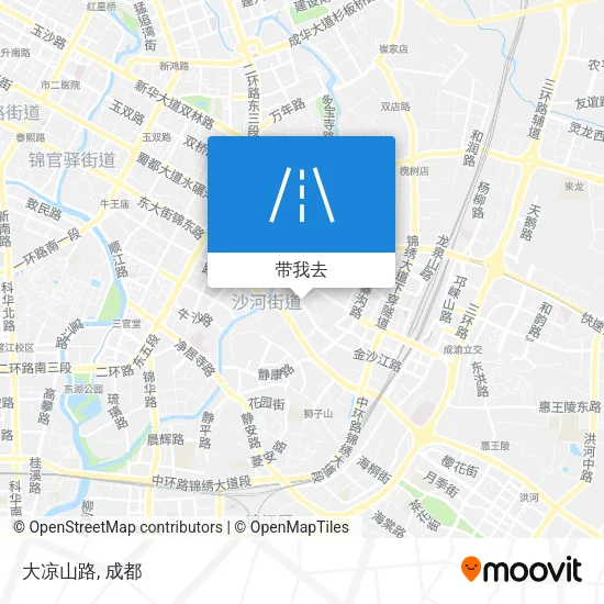 大凉山路地图