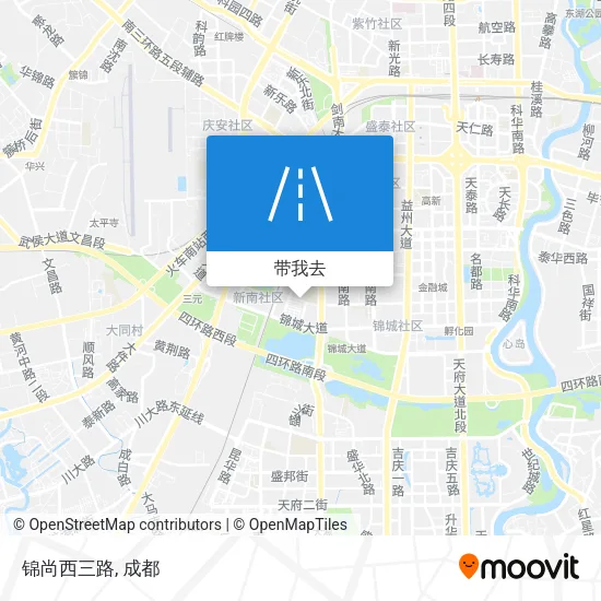 锦尚西三路地图